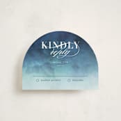 "Indigo Sea" - Mitzvah RSVP Cards in Ocean by Kelly Schmidt - Front
