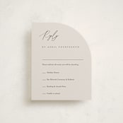 "Corner" - Mitzvah RSVP Cards in Midnight by Kelly Schmidt - Front
