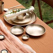 "Luxe Kansa Dip Bowl Set - Set of 4" - Serving Bowls in bronze by Powered By People