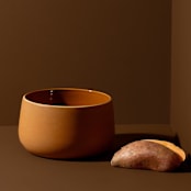 "Stoneware Serving Bowl" - Serving Bowls in brown by Powered By People