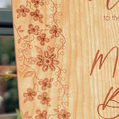 "Adígua Indigenous Design Hardwood Welcome Sign" - Wedding Signs in natural by poem wedding team