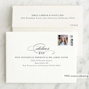 "Indigo Sea" - Mitzvah Thank You Cards in Ocean by Kelly Schmidt - FREE Recipient Addressing