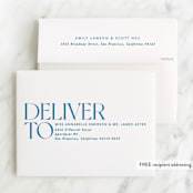 "Modern Mitzvah" - Mitzvah Thank You Cards in Sky by Creo Study - FREE Recipient Addressing