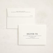 "Broche" - Mitzvah Thank You Cards in Midnight by Meagan Christensen - FREE Recipient Addressing