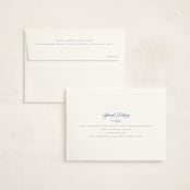 "Simply" - Mitzvah Thank You Cards in Sea by Jenna Holcomb - FREE Recipient Addressing