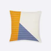 "Medium Asha Colorblock Throw Pillow" - Throw Pillows in yellow by Anchal