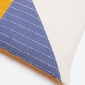"Medium Asha Colorblock Throw Pillow" - Throw Pillows in yellow by Anchal