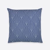 "Array Throw Pillow - Slate" - Throw Pillows in blue by Anchal