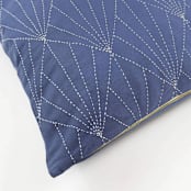 "Array Throw Pillow - Slate" - Throw Pillows in blue by Anchal