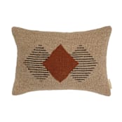 "Inrie" - Throw Pillows in beige by Handan Loomworks