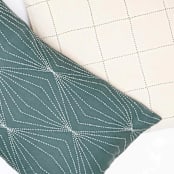 "Prism Lumbar Pillow - Spruce" - Throw Pillows in green by Anchal