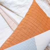 "Naari Colorblock Lumbar Pillow" - Throw Pillows in brown by Anchal