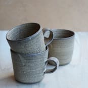 "Toasty mug" - Mugs and Teacups in brown by Sharon Tamir