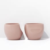 "Fors Studio S/2 Medium Cup - Rose" - Mugs and Teacups in pink by Powered By People