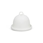 "Sculpt Butter Dish White" - Tabletop Accessories in white by Tina Frey
