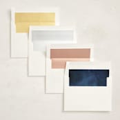 "Indigo Sea" - Mitzvah Invitations in Ocean by Kelly Schmidt - Envelope Liner Options