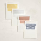 "Square Frame" - Mitzvah Invitations in Navy by Jenna Holcomb - Envelope Liner Options