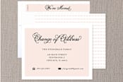 "Formal Address" - Moving Announcements in Petal by Kimberly FitzSimons - Assembled