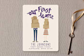 "Our First Home" - Moving Announcements in Grapefruit by Drift Design Co. - Front