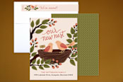 "Home Tweet Home" - Moving Announcements in Peach by Emily Hein - Assembled