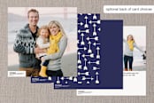 "Roots" - Moving Announcements in Navy by JeAnna Casper - Back of Card