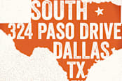 "Gone South" - Moving Announcements in Burnt Orange by Lisa Cersovsky - Close-Up