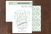 "Scripted New Home" - Moving Announcements in Mint by Alethea and Ruth - Assembled
