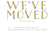 "Notice Sign" - Moving Announcements in Mustard by Jessica Corliss - Close-Up