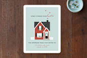 "Where Your Heart Is" - Moving Announcements in Brick by Jennifer Postorino - Front
