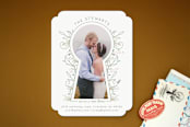 "Love Is Key" - Moving Announcements in Sage by Leah Bisch - Front