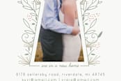 "Love Is Key" - Moving Announcements in Sage by Leah Bisch - Close-Up