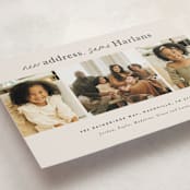 "new address" - Moving Announcements in Taupe by Sara Hicks Malone - Detail