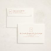 "Return Address" - Moving Announcements in Cinnamon by Gwen Bedat - FREE Recipient Addressing