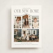 "We Moved" - Moving Announcements in Snow by Angela Garrick - Front