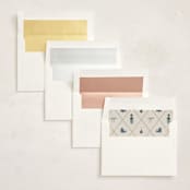 "Little Bungalow" - Moving Announcements in Sand by Jackie Crawford - Envelope Liner Options