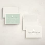"house and home" - Moving Announcements in Mint by Sara Hicks Malone - Assembled