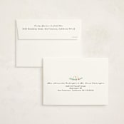 "Little Village" - Moving Announcements in Onyx by Monica Schafer - FREE Recipient Addressing
