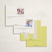 "Campania" - Moving Announcements in Limone by Megan Davis - Back of Card Options