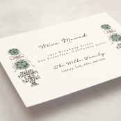 "Hand illustrated Garden Gate" - Moving Announcements in Forest by Jackie Crawford - Detail