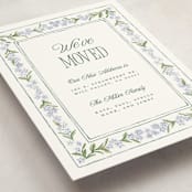 "Vintage Sketched" - Moving Announcements in Wisteria by Jenna Holcomb - Detail