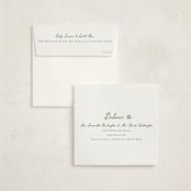 "Handwritten" - Moving Announcements in Moss by Cass Loh - FREE Recipient Addressing