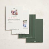 "Vintage Key Tag" - Moving Announcements in Kale by Susan Zinader - Back of Card Options