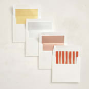 "Come Visit. Call First." - Moving Announcements in Persimmon by Paula Pecevich - Envelope Liner Options