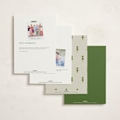 "Nouveau" - Moving Announcements in Evergreen by Susan Zinader - Back of Card Options