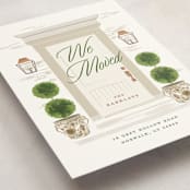 "Nouveau" - Moving Announcements in Evergreen by Susan Zinader - Detail