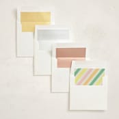 "Coquette" - Moving Announcements in Candy Stripes by Megan Davis - Envelope Liner Options