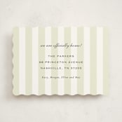 "stripe move" - Moving Announcements in Mint by Sara Hicks Malone - Front