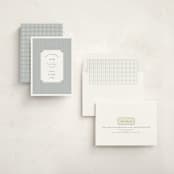 "classic move" - Moving Announcements in Blue Slate by Kanika Mathur - Assembled