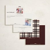 "Breakfast Nook" - Moving Announcements in Fig by Megan Davis - Back of Card Options