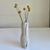 "Vessel #13" - Vases in white by Cym Warkov